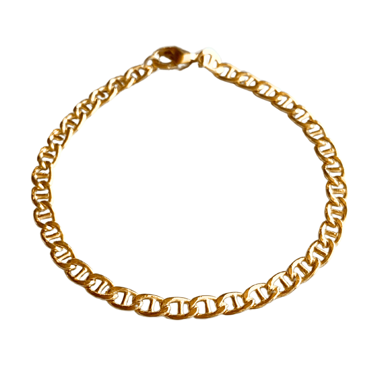 herself collections gold chain bracelet