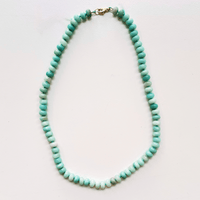 amazonite semi precious stone necklace