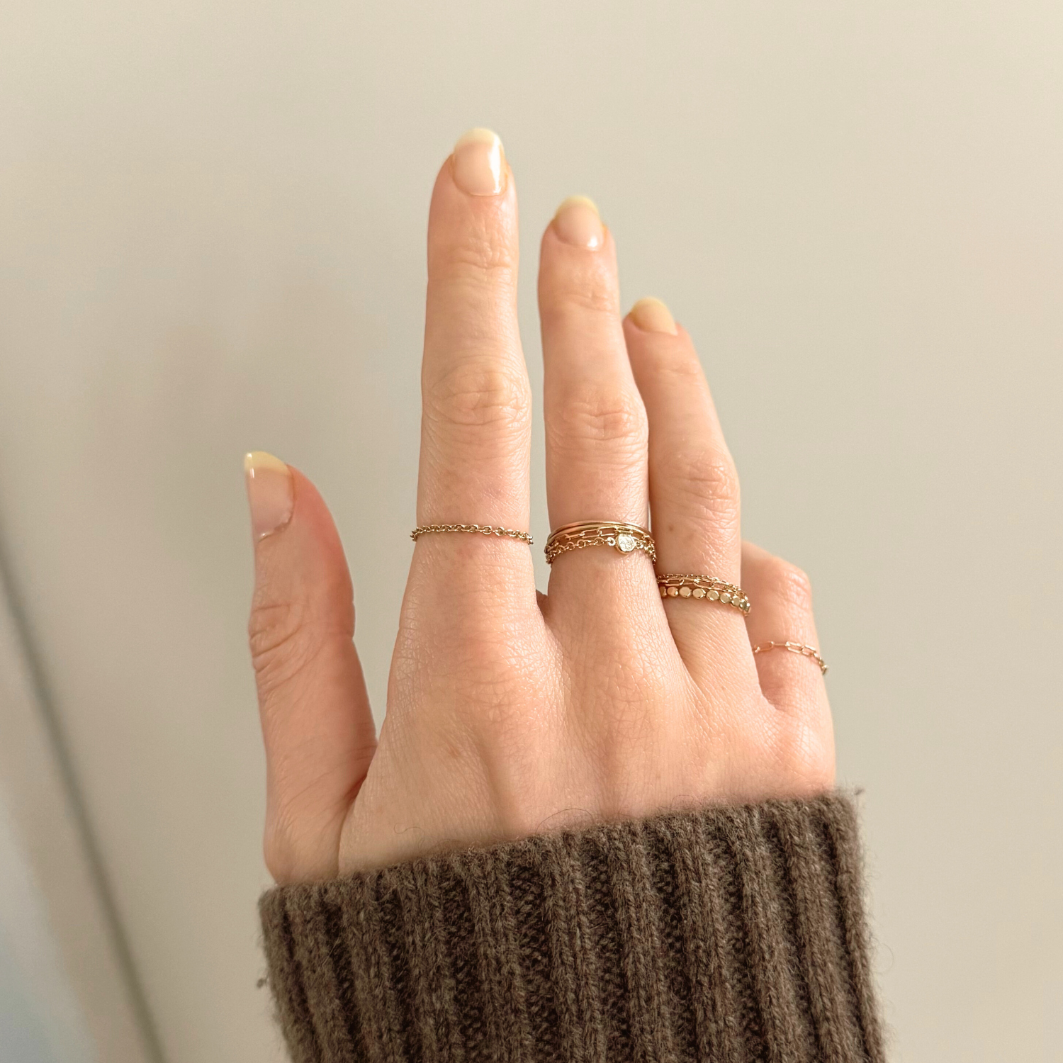 14K Fairmined Gold Hudson Street Chain Ring