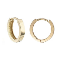 14k gold cartilage hoop huggie earring