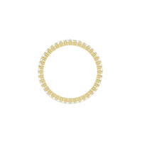 Side view of 14k diamond ring