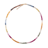 rainbow ombre sapphire necklace choker