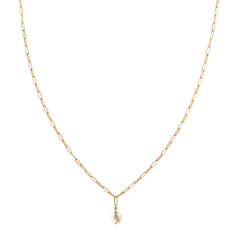 baroque pearl paperclip chain necklace, beautiful bridal jewellery, bridal simple jewellery, bridal gold, simple gold necklace for wedding, matching necklace earrings and bracelet set, bridesmaid accessories jewelry, bridesmaid necklace set, dainty jewelry earrings