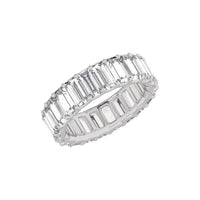 14K Gold Baguette Eternity Ring