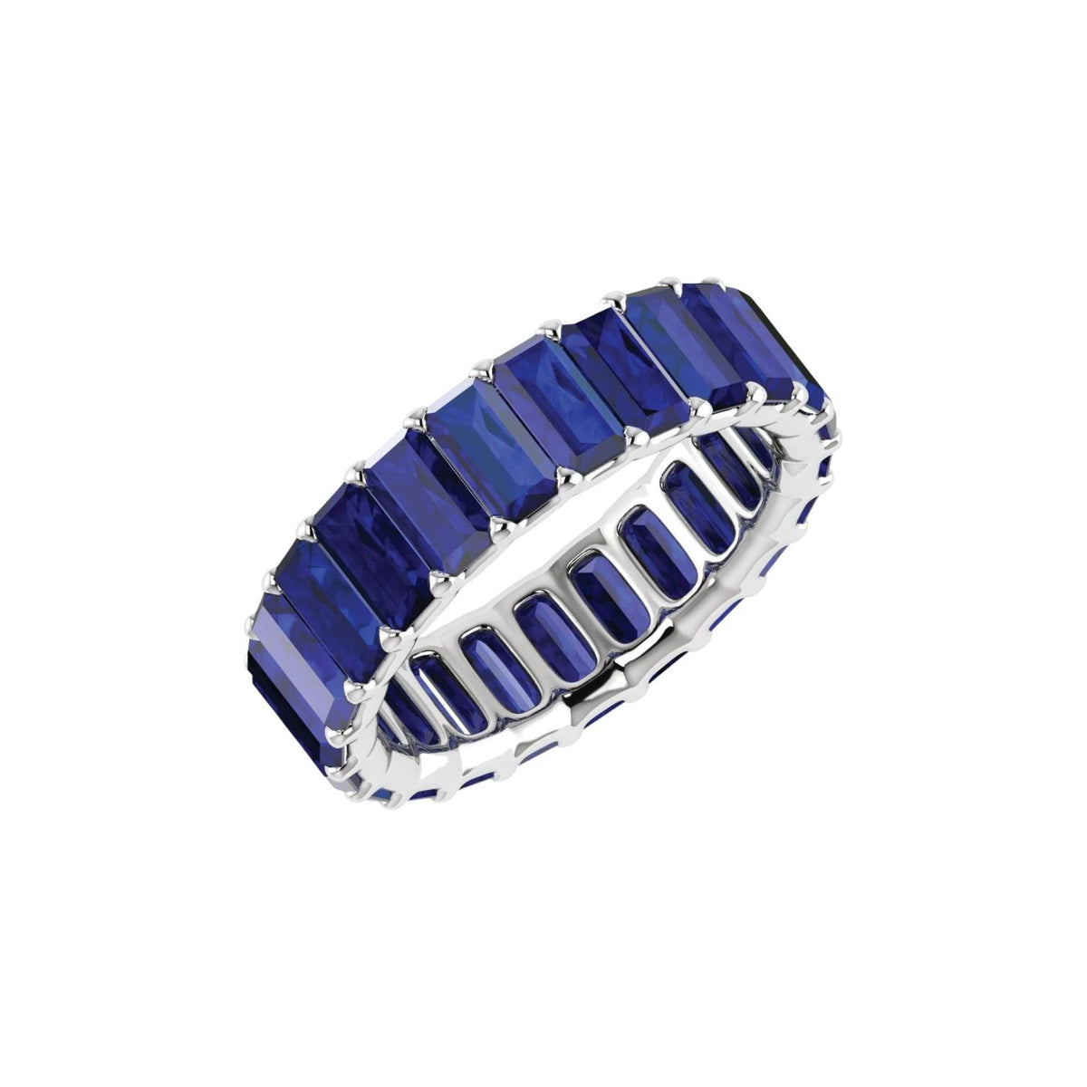 14K Gold Baguette Eternity Ring