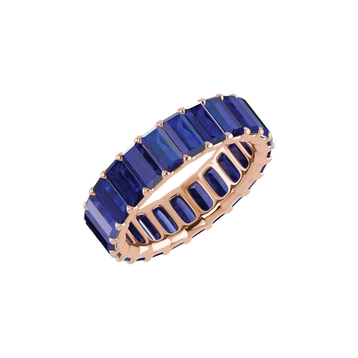 14K Gold Baguette Eternity Ring