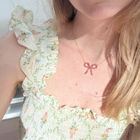 Bow Necklace