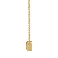14K Gold Full Heart Necklace