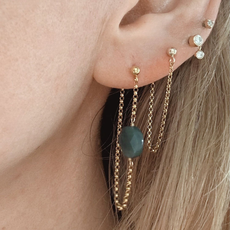 Juniper Agate Earrings
