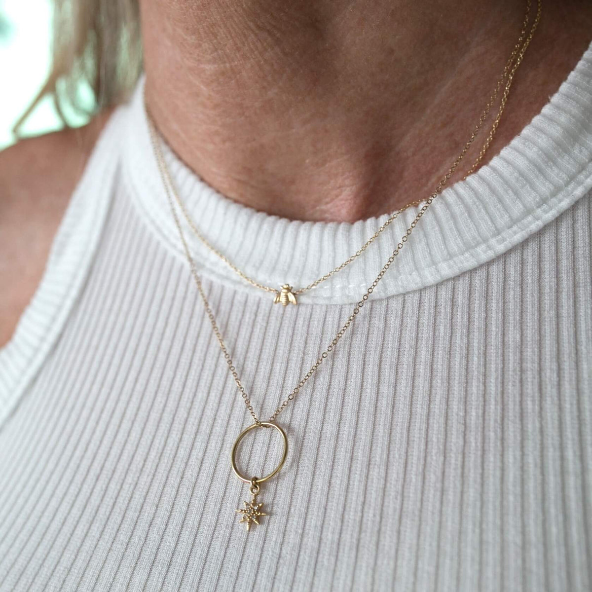 14k gold filled bee charm
 necklace on a delicate chain, 6mm bee charm, 14k gold bee necklace, worker bee necklace, busybee jewelry, 14k gold honey bee necklace, bumble bee jewelry for sale, bee yourself necklace, bees jewellery shop, bee goddess necklace, bee jewelry brand, lucky bee jewelry, queen bee jewelry