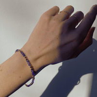 amethyst stone bracelet