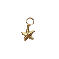 gold filled starfish charm