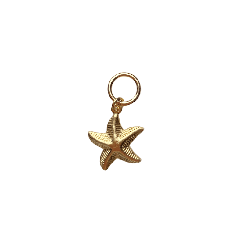 gold filled starfish charm