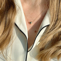 14K Gold Full Heart Necklace