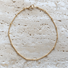 14k gold-filled mini dot chain anklet