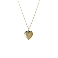 gold heart necklace with chain, the perfect gift, timeless piece, 14K Gold Filled Heart Locket Necklace with gold rope chain, 14k gold heart locket, sterling silver heart locket, sentimental lockets, gold locket necklace