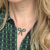 Bow Necklace