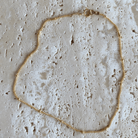 14k gold-filled mini dot chain anklet