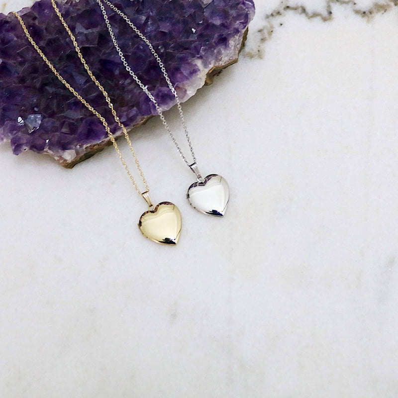 gold heart necklace with chain, the perfect gift, timeless piece, 14K Gold Filled Heart Locket Necklace with gold rope chain, 14k gold heart locket, sterling silver heart locket, sentimental lockets, gold locket necklace