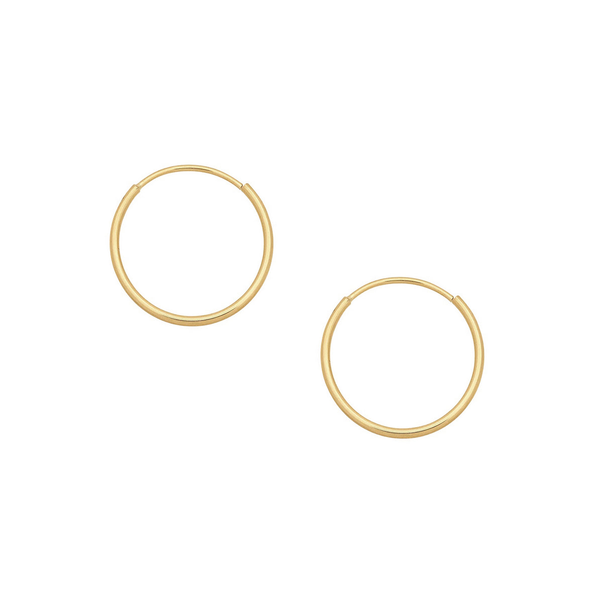 14k solid gold mini hoops, delicate and elegant