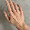 14k gold twisted rope ring