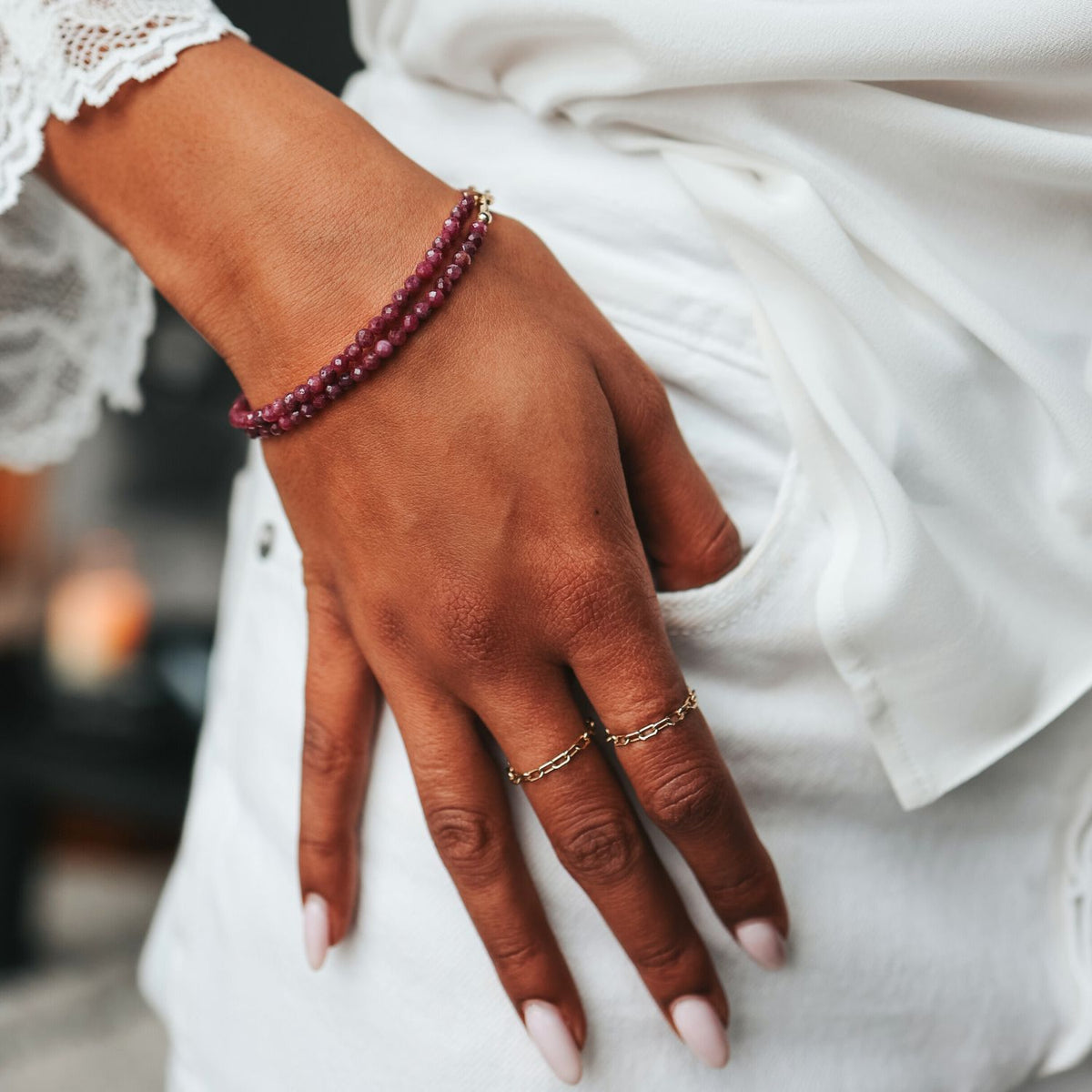 Ruby Bracelet
