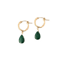 Esme Malachite Hoops