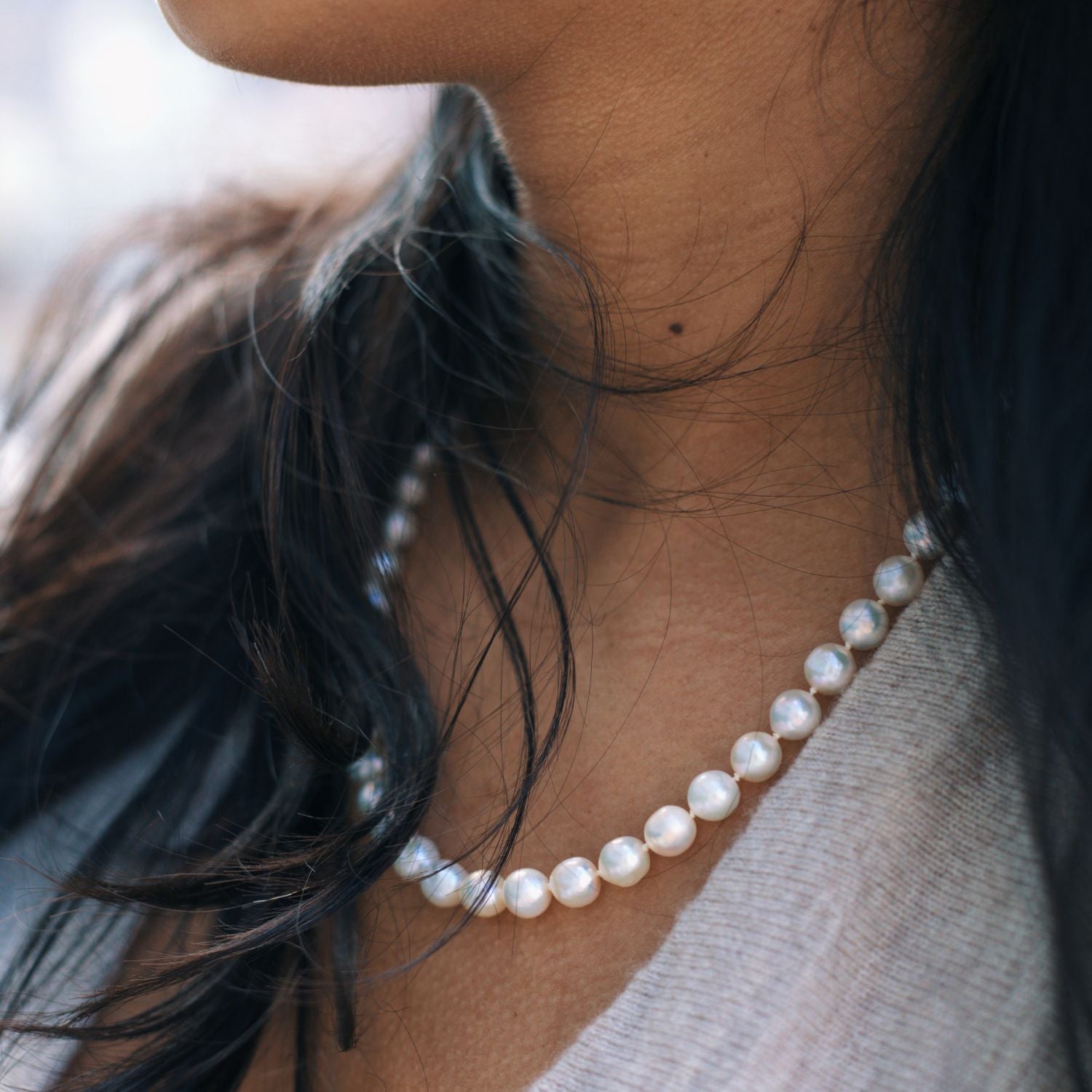 Rainbow Selene Pearl Necklace – Herself Collections