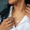gold filled saint christopher charm necklace with rope chain