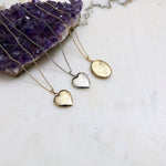 14K Gold Filled Oval Locket Necklace