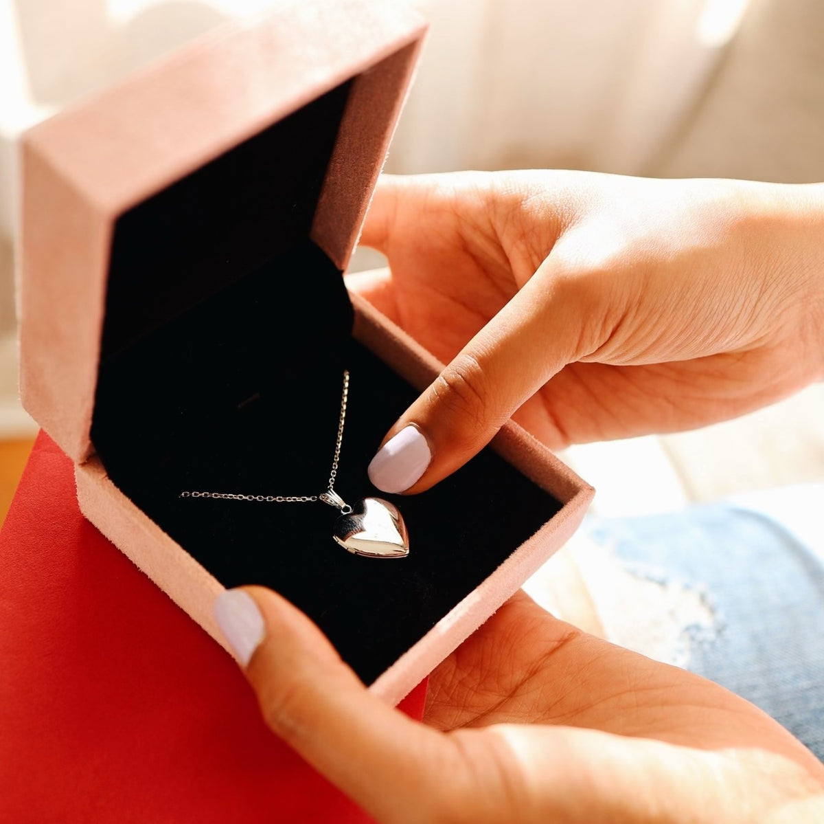 Sterling Silver Heart Locket