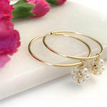 14K Gold Filled Daisy Pearl Earring