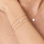 14K Gold Pearl Bracelet