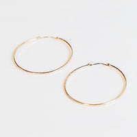 14K Gold Filled Large Hoops