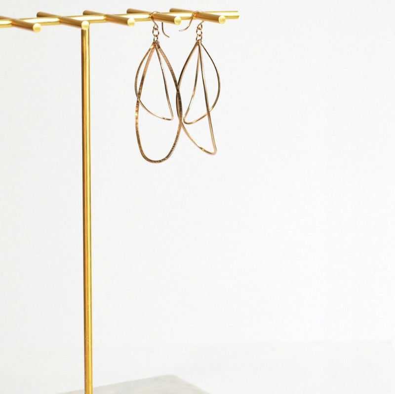 Double Teardrop Earrings
