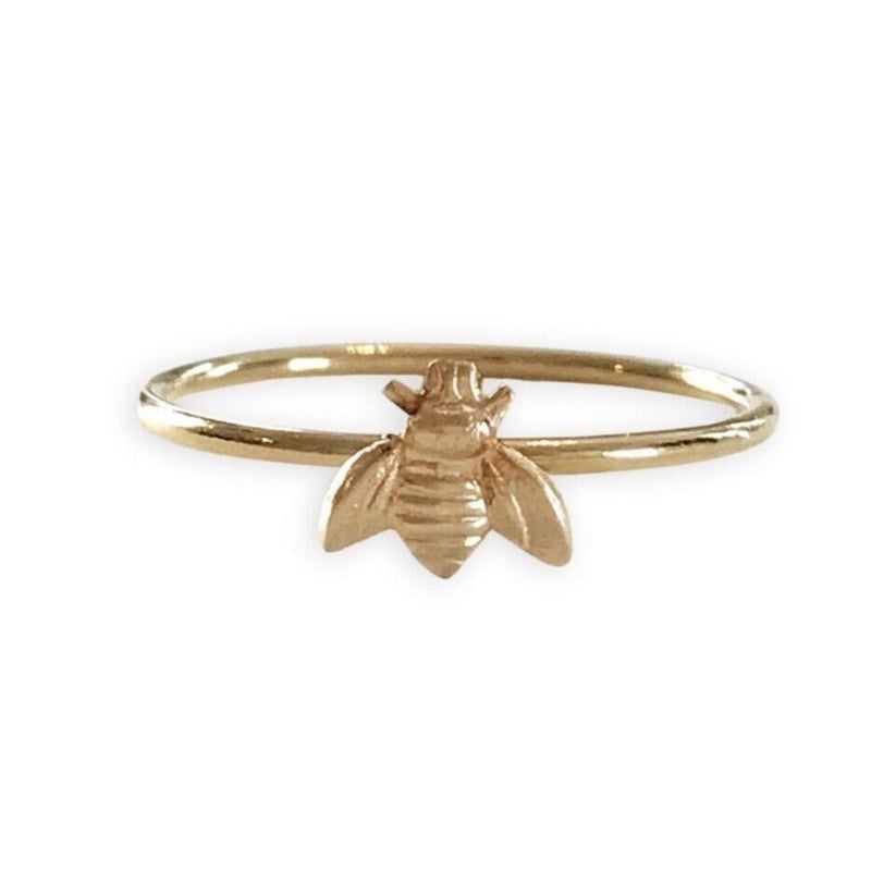 14K Gold Filled Bee Ring