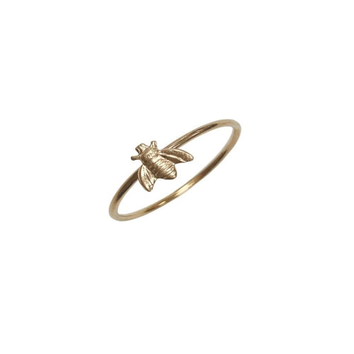 14K Gold Filled Bee Ring