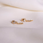 14K Gold Filled Chain Earring