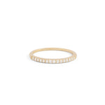 14K Gold Diamond Halo Ring