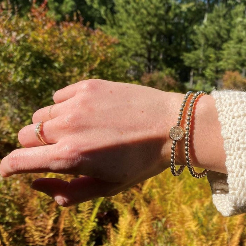 14K gold filled san cris bracelet