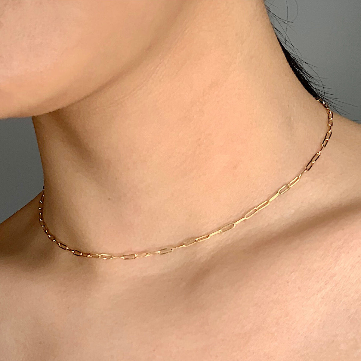 14K gold filled chain choker