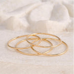 14K Gold Stacking Ring