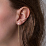 14K Gold Filled pearl earring