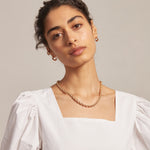 18K Gold Filled Rope Necklace
