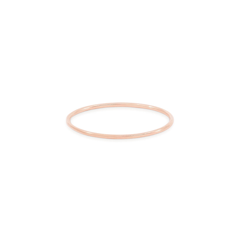 14k rose gold stacking ring