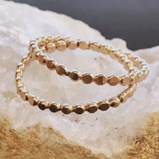 14K Gold Filled Dot Ring