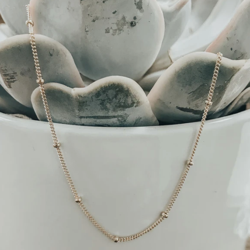 14K Gold Filled Mini Dot Choker