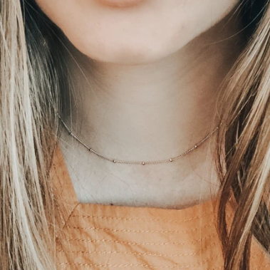 14K Gold Filled Mini Dot Choker