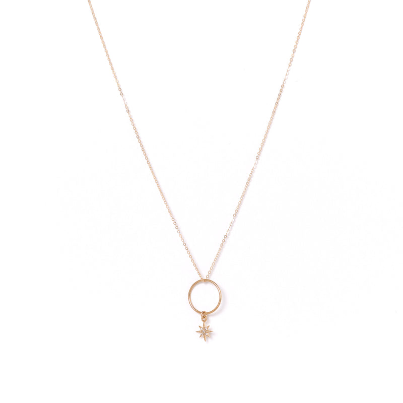 14K Gold Filled Star Necklace