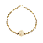 14K gold filled san cris bracelet
